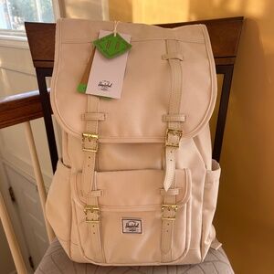 NWT Herschel Little America Backpack Whitecap Gray 30L
